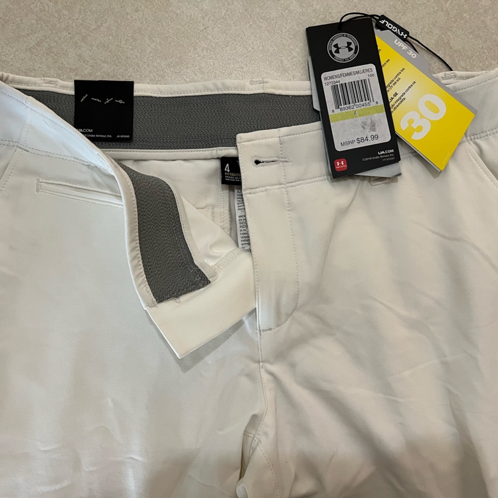 UA Womens Link Pants fitted cropped